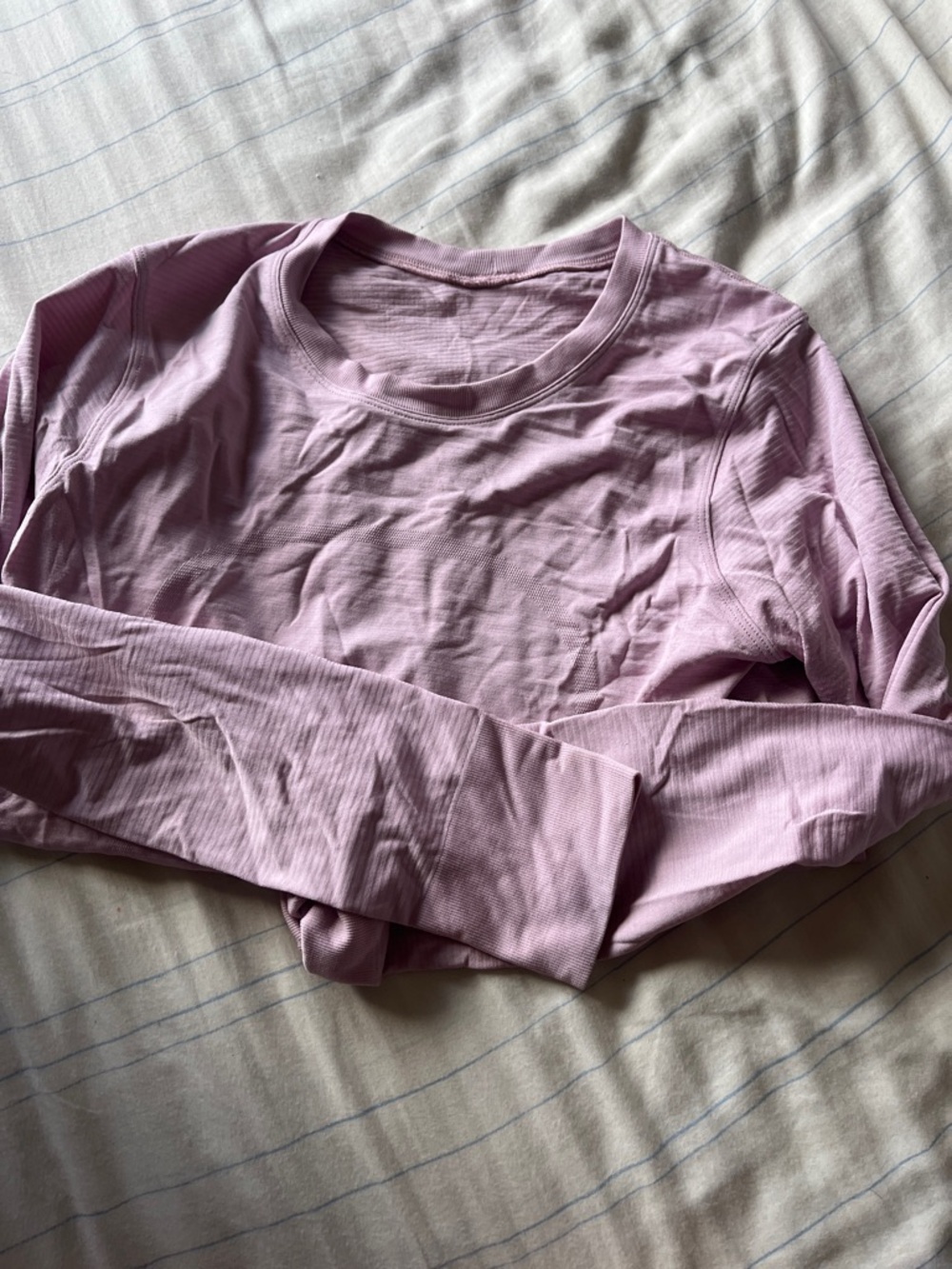 Women's Long Sleeve swiftly relaxed Top - Light Lilac